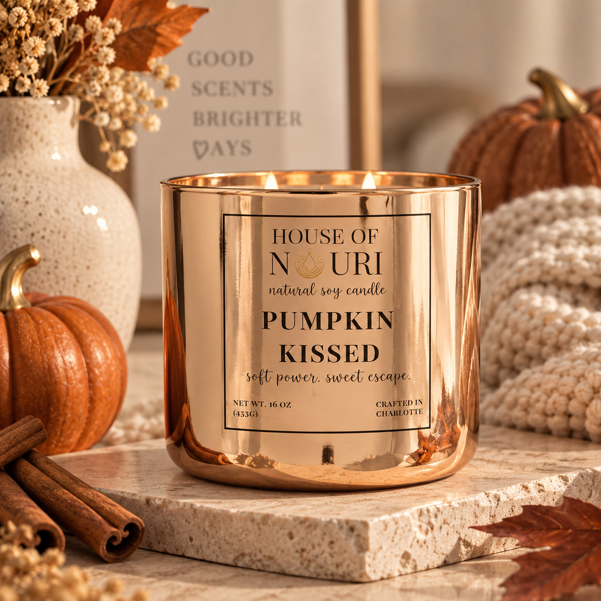Pumpkin Kissed Candle