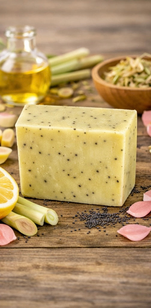 Lemongrass Poppyseed Soap