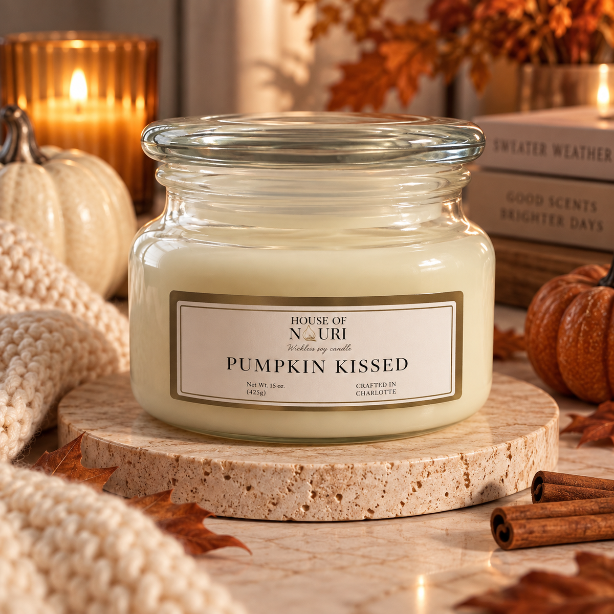 Pumpkin Kissed Candle