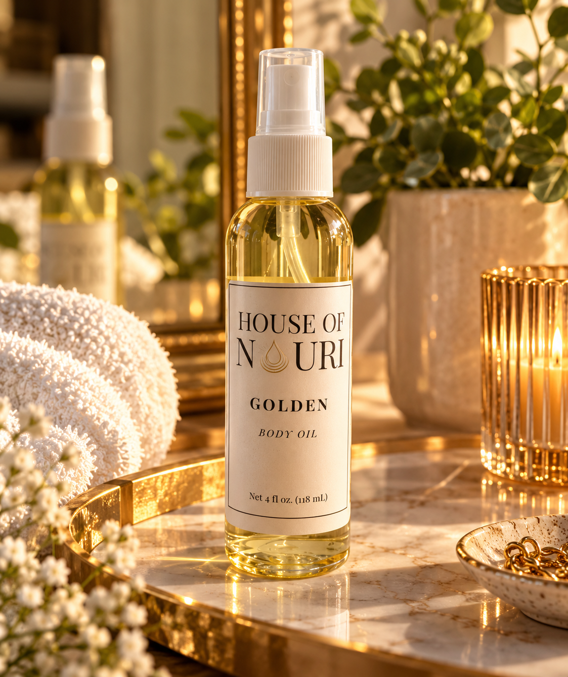 Golden Body Oil