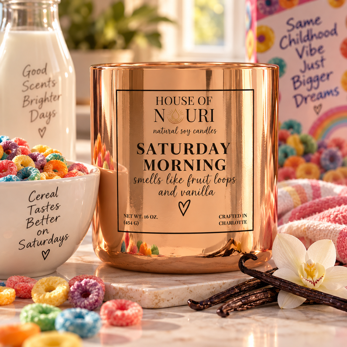 Saturday Morning Candle