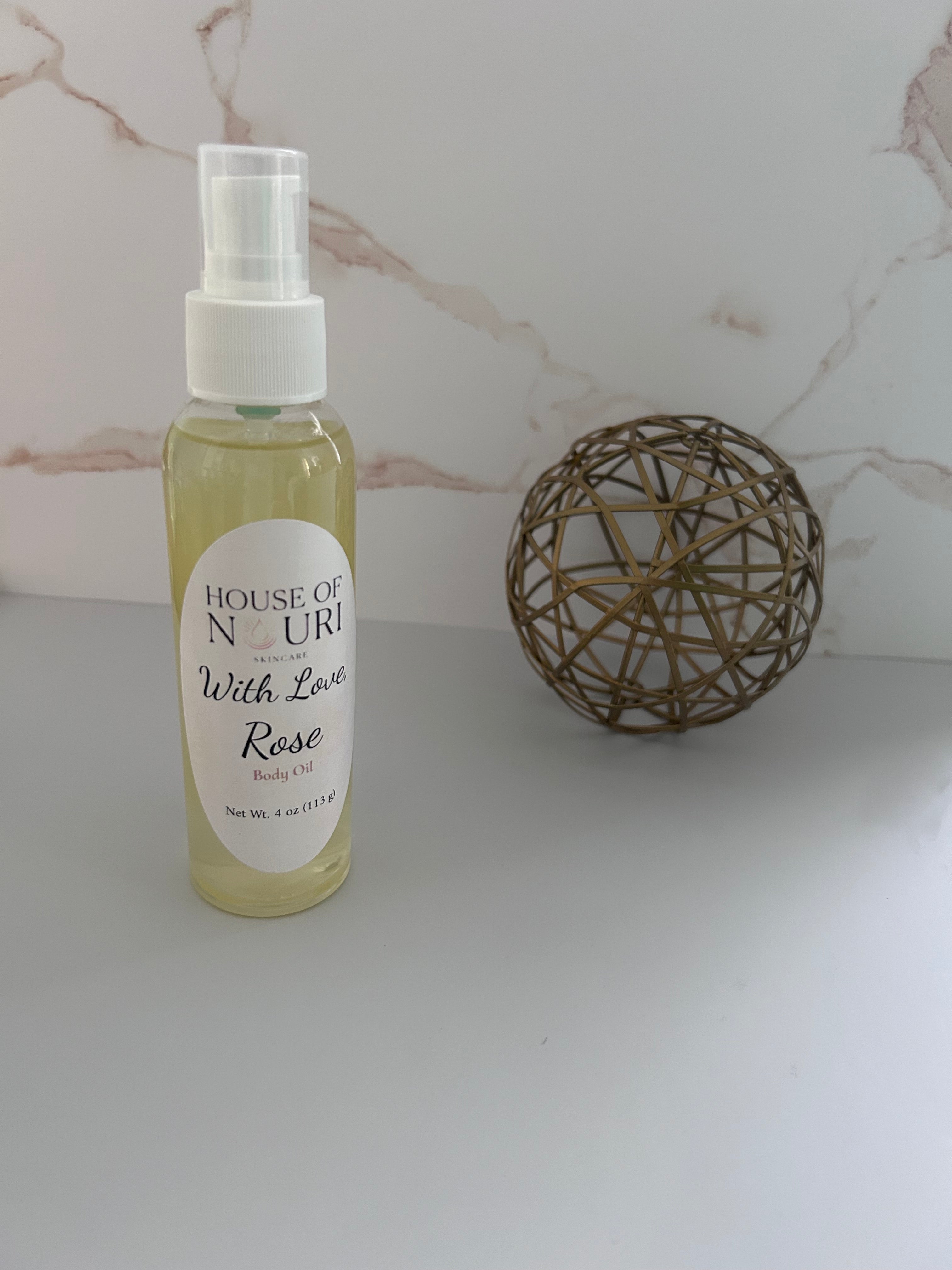 With Love, Rose Body Oil