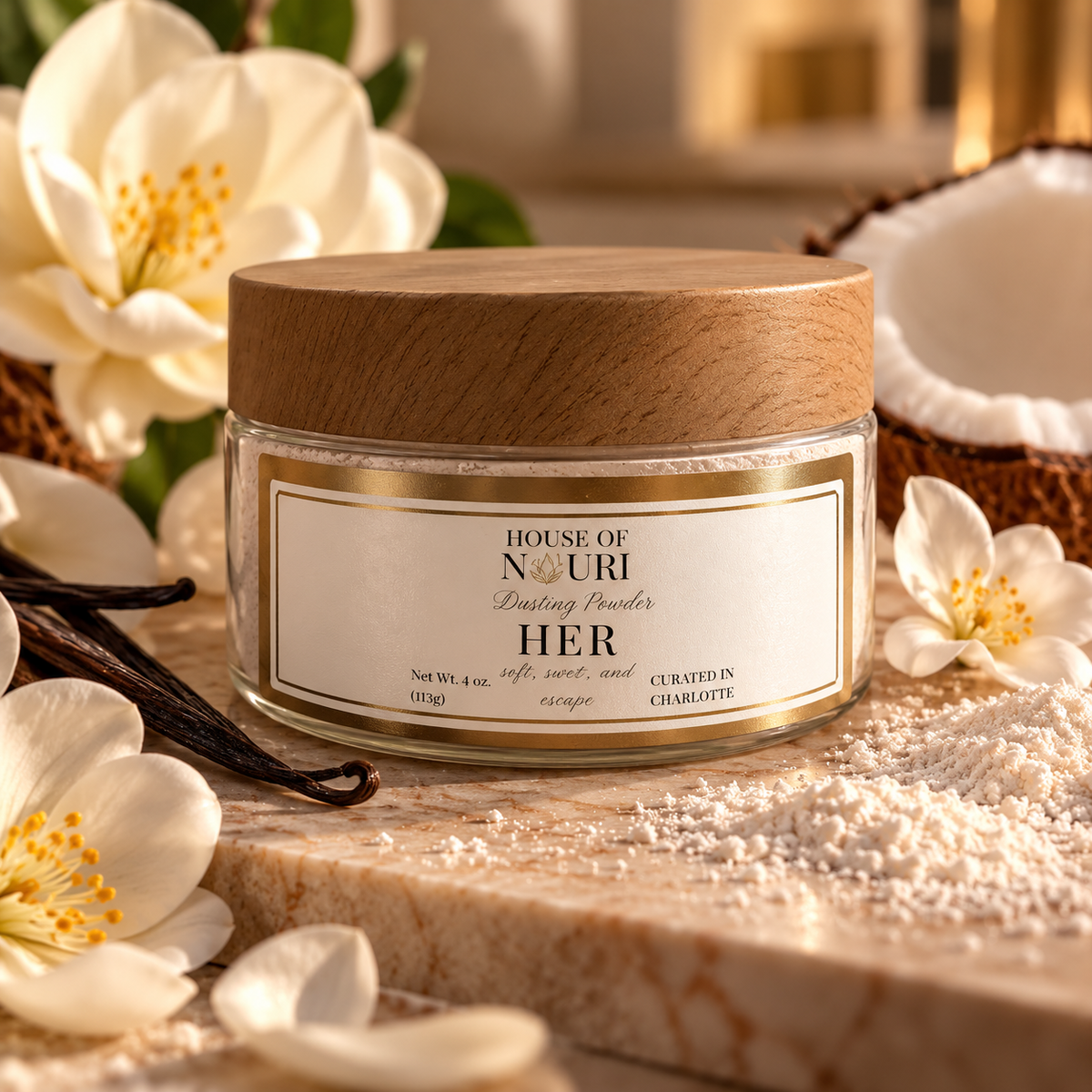 Her Dusting Powder